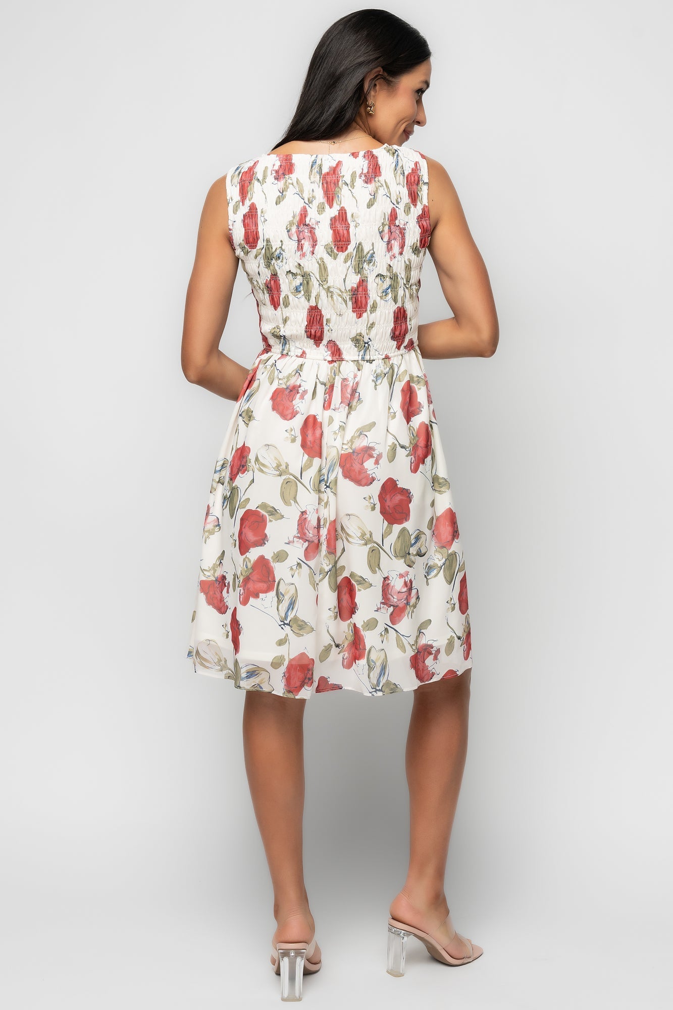 Baltic Born - Clémence Smocked Short Dress