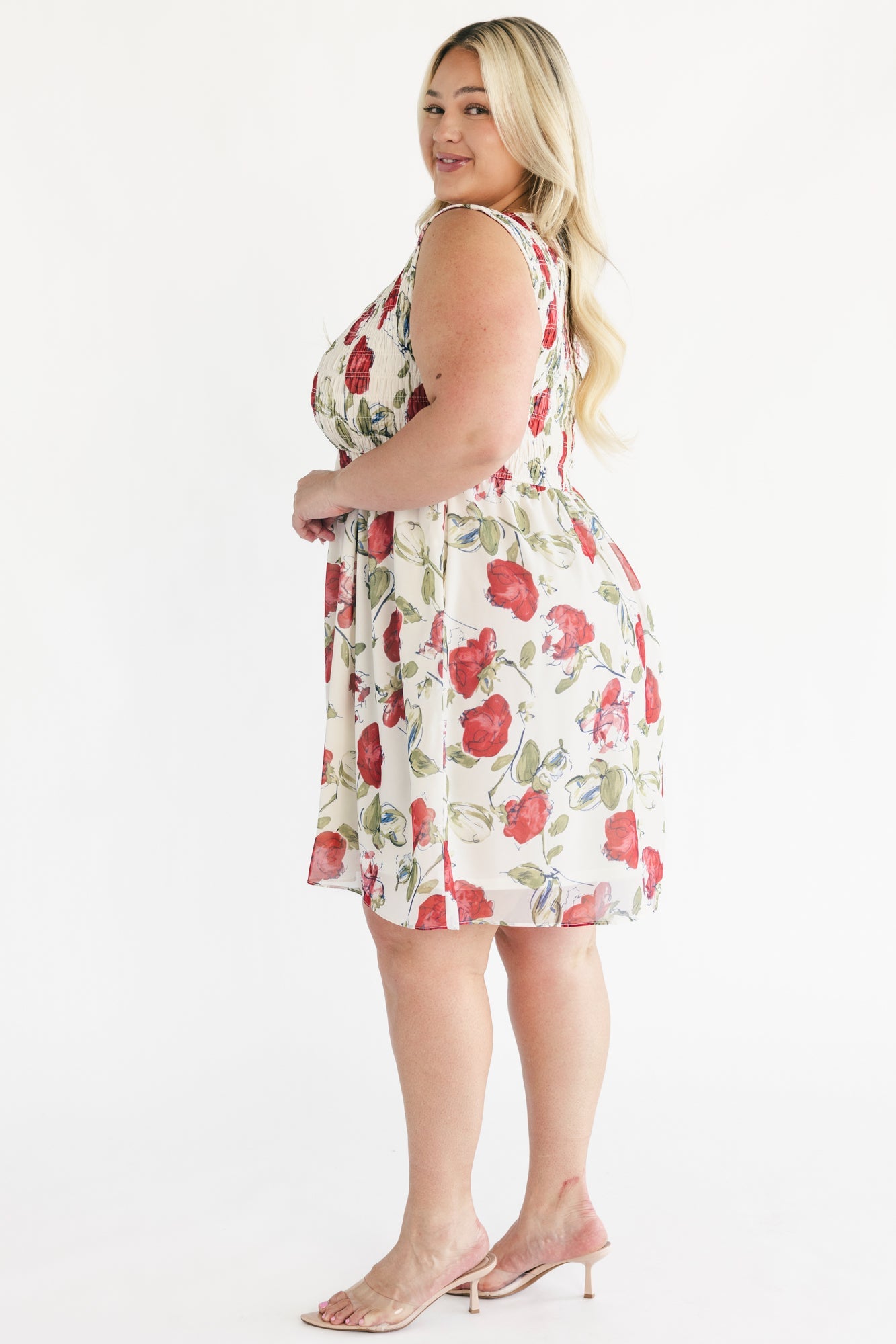 Baltic Born - Clémence Smocked Short Dress