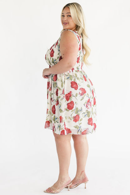 Baltic Born - Clémence Smocked Short Dress