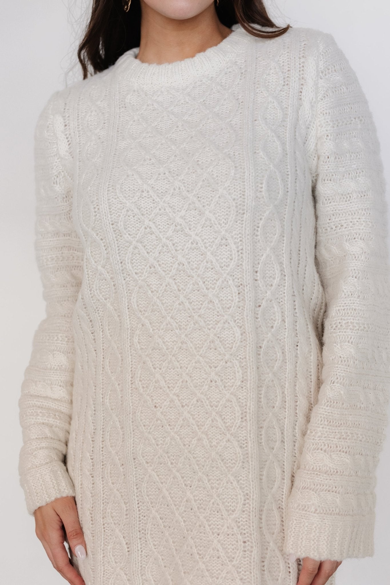 Baltic Born - Ellis Cable Knit Sweater Dress
