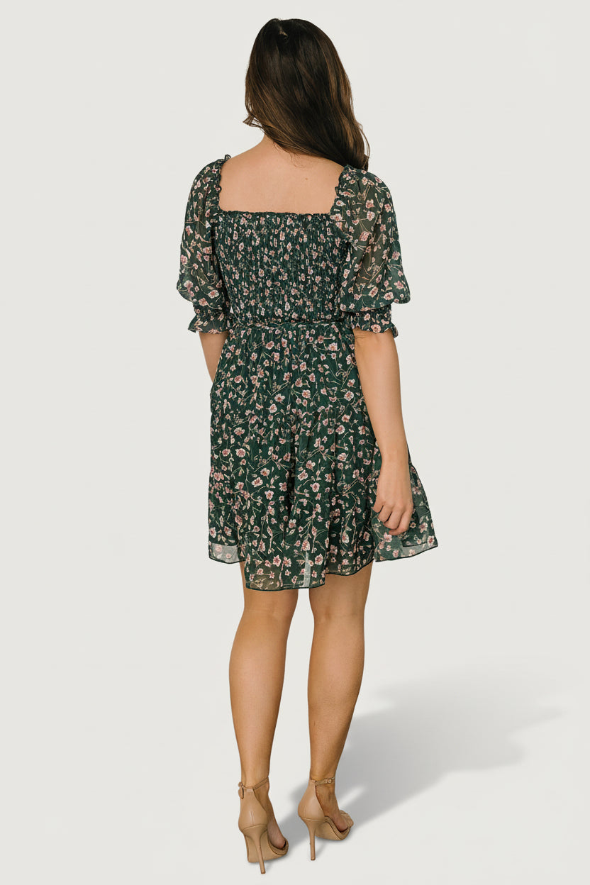 Baltic Born - Azlyn Smocked Short Dress