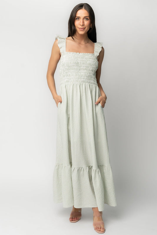 Baltic Born - Jenny Smocked Maxi Dress