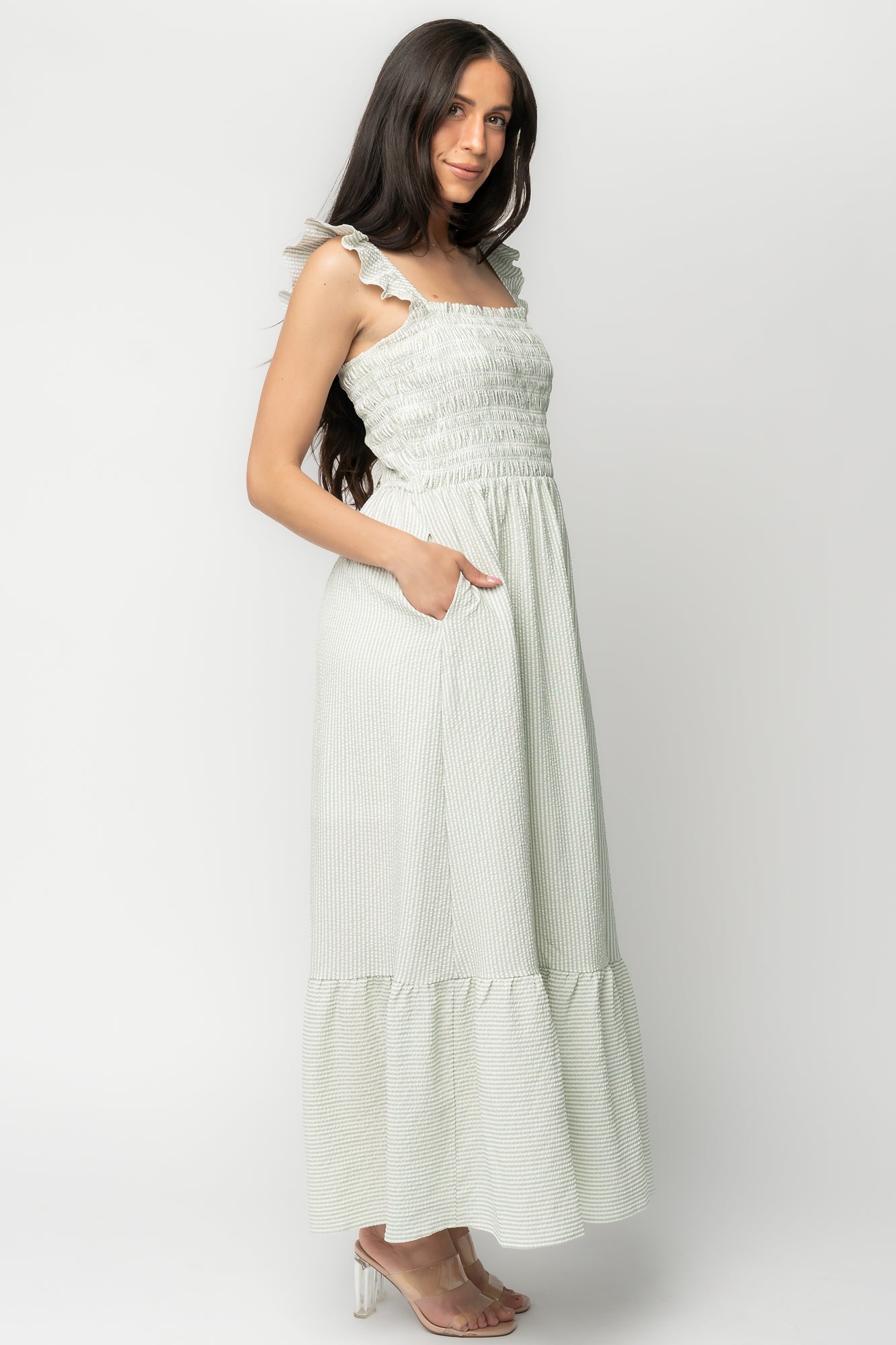 Baltic Born - Jenny Smocked Maxi Dress
