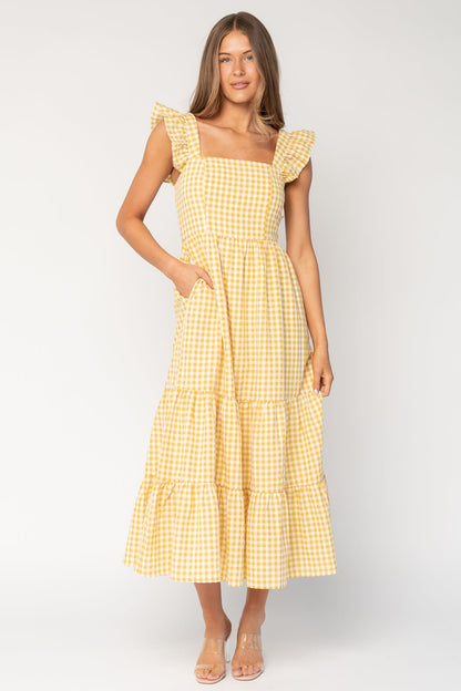 Baltic Born - Campbell Gingham Maxi Dress
