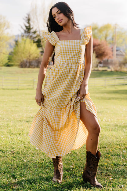 Baltic Born - Campbell Gingham Maxi Dress