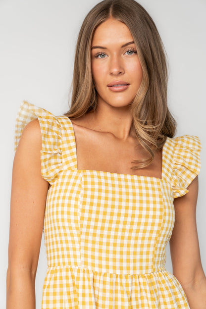 Baltic Born - Campbell Gingham Maxi Dress