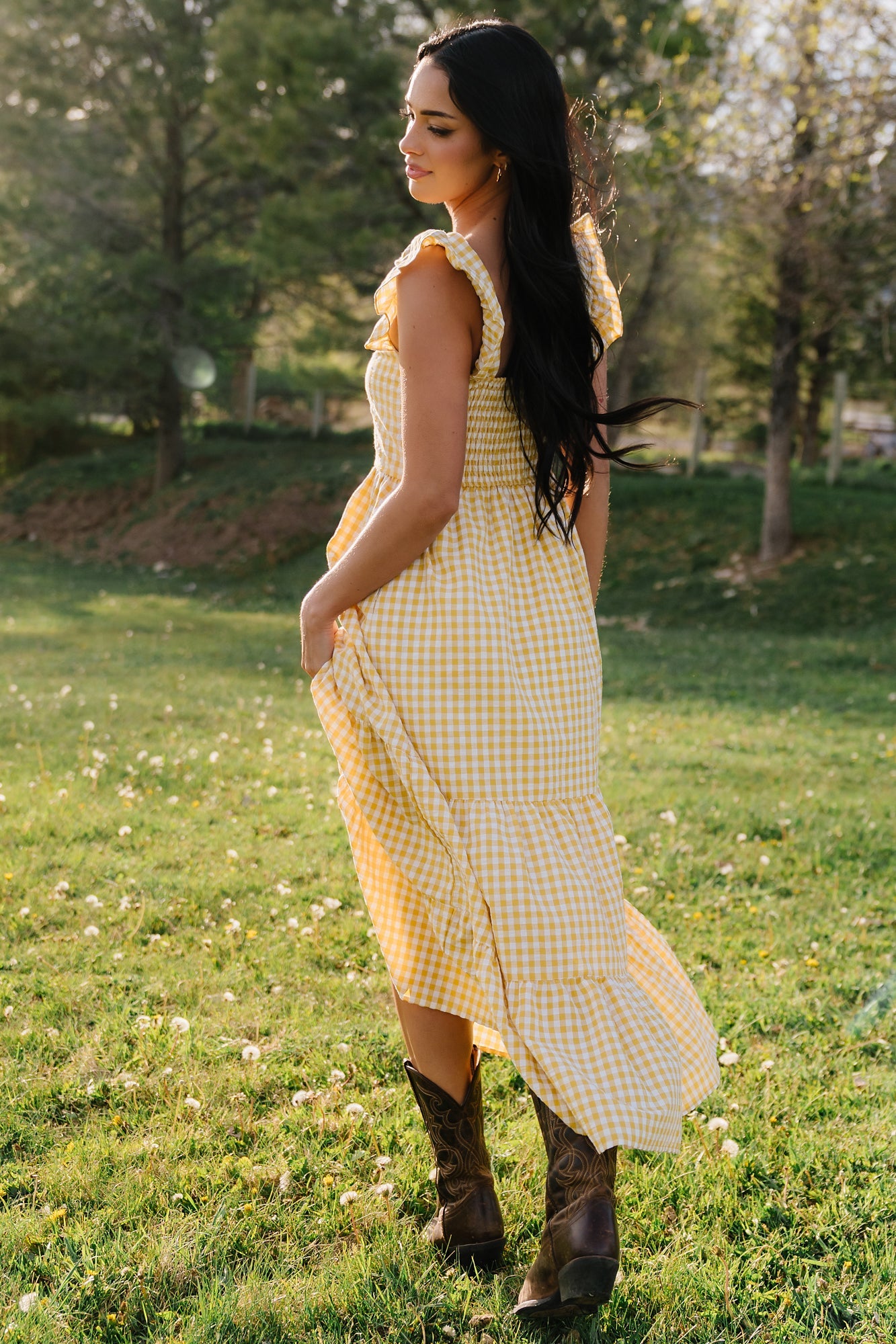Baltic Born - Campbell Gingham Maxi Dress