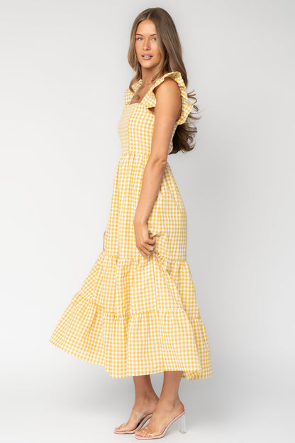 Baltic Born - Campbell Gingham Maxi Dress