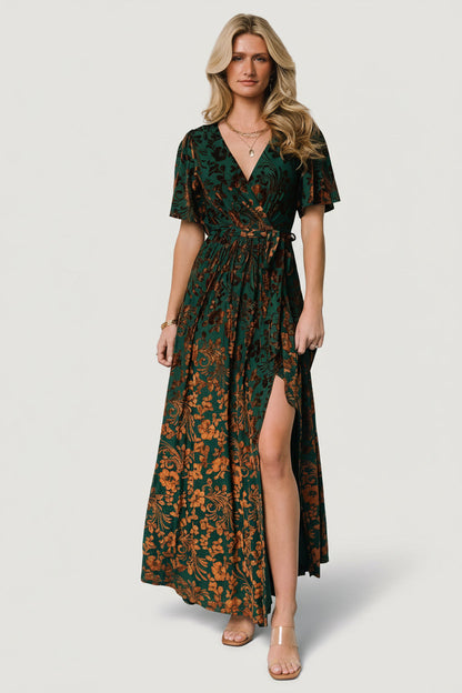 Baltic Born - Uma Velvet Maxi Dress