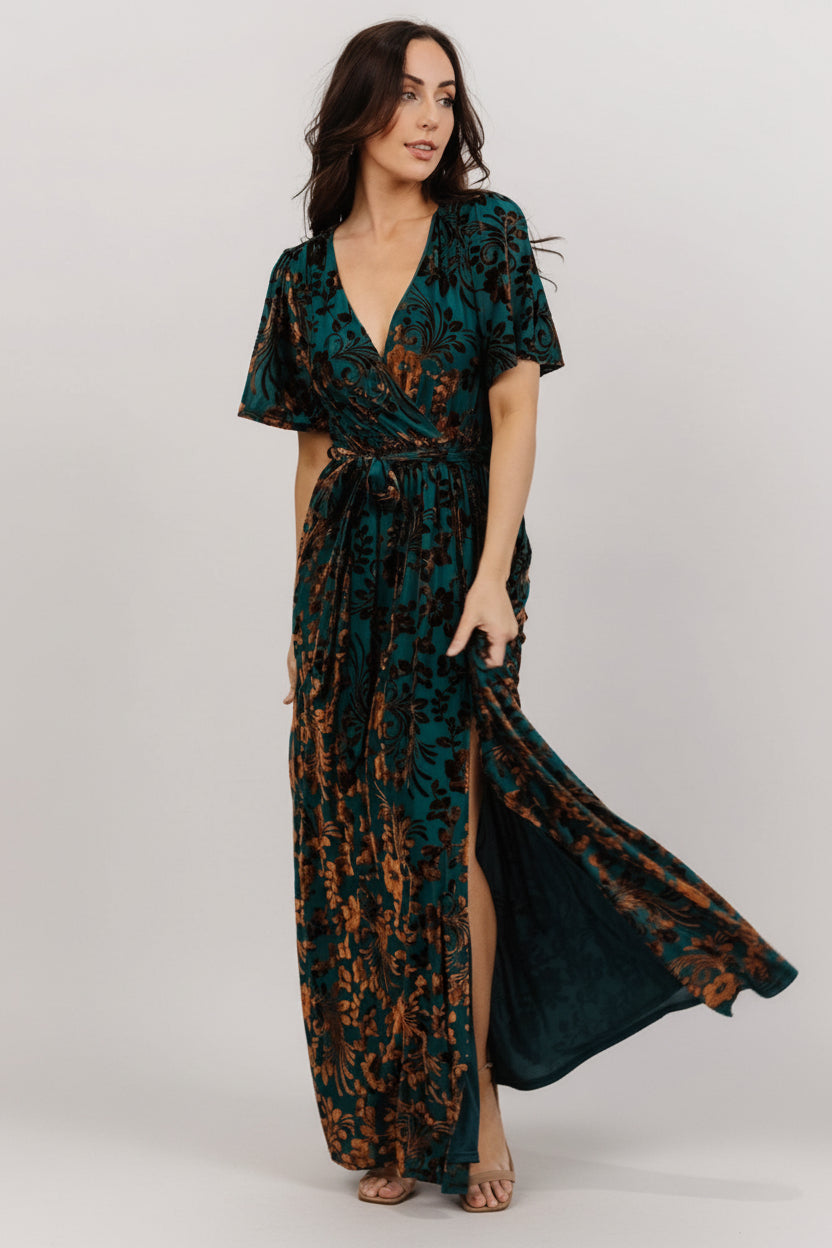 Baltic Born - Uma Velvet Maxi Dress