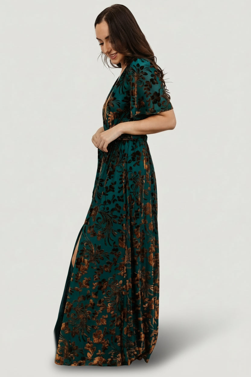 Baltic Born - Uma Velvet Maxi Dress