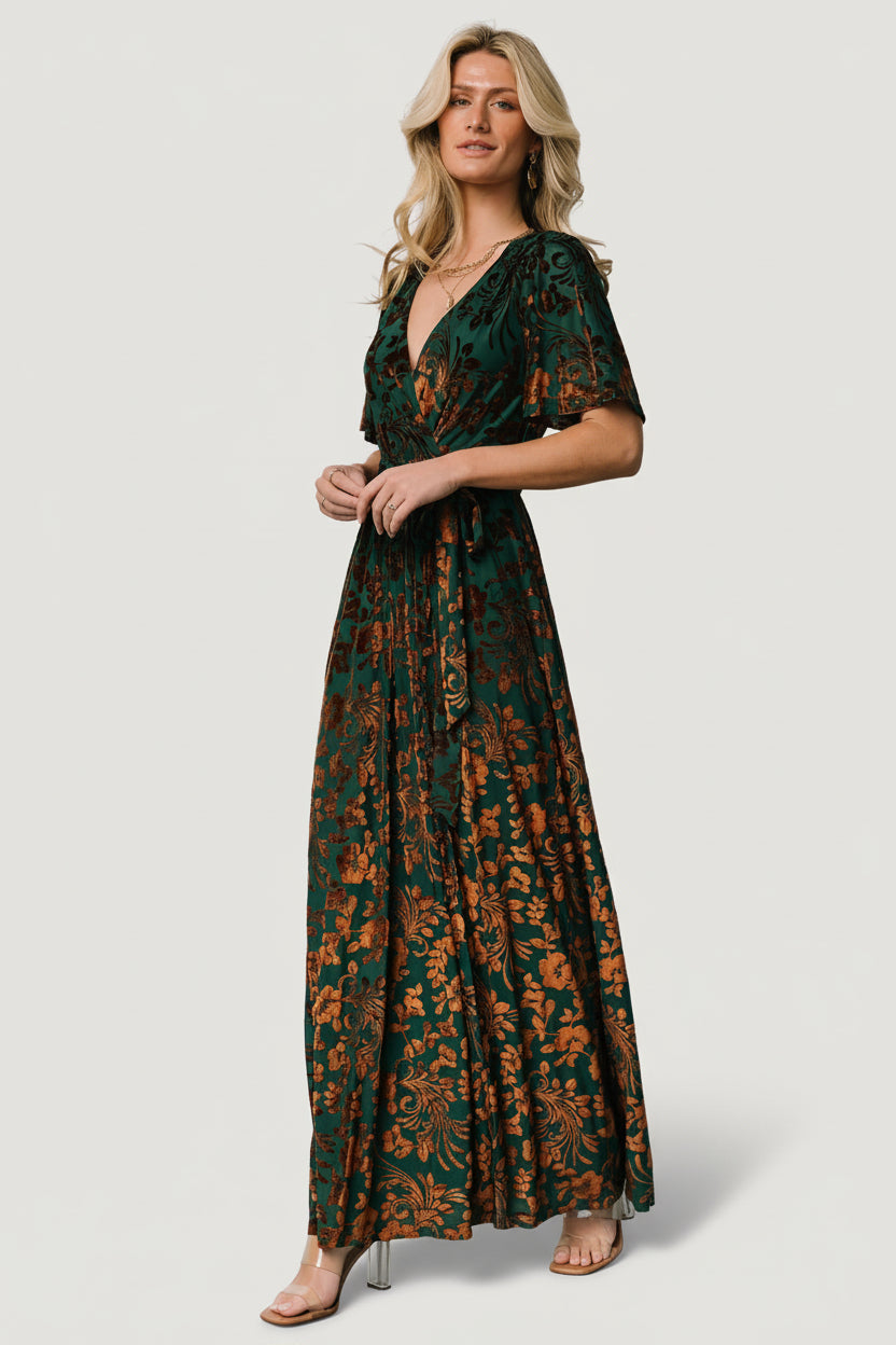 Baltic Born - Uma Velvet Maxi Dress