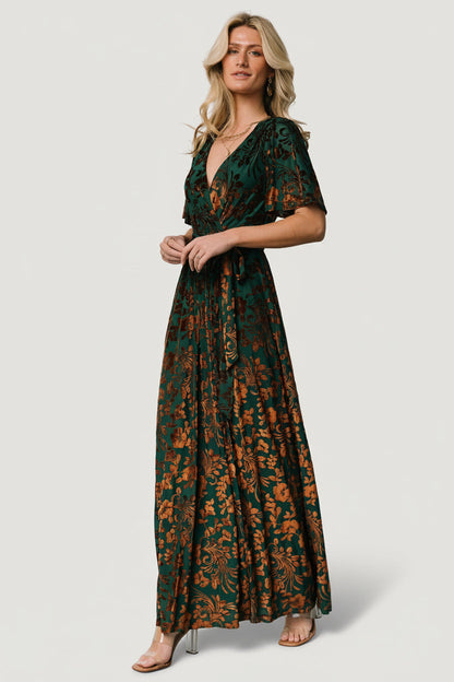 Baltic Born - Uma Velvet Maxi Dress