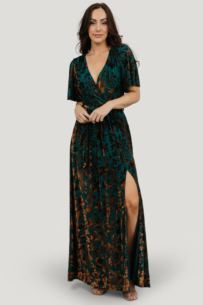 Baltic Born - Uma Velvet Maxi Dress