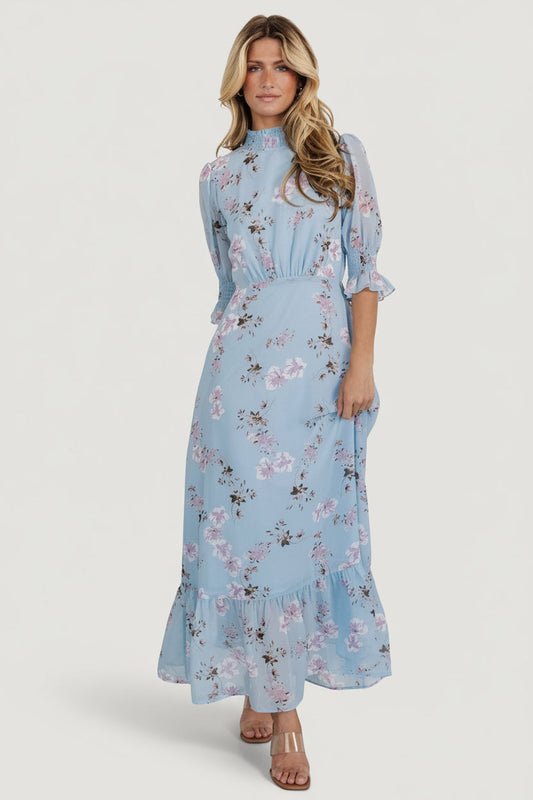 Baltic Born - Marie Mock Neck Maxi Dress