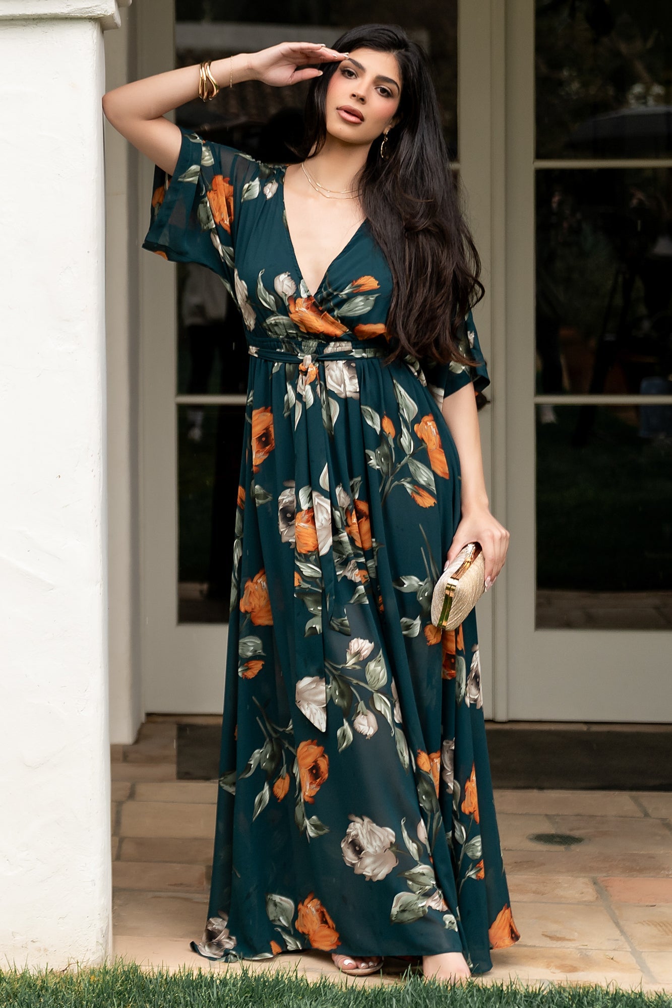 Baltic Born - Kia Kimono Maxi Dress