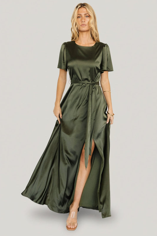 Baltic Born - Agnes Satin Maxi Dress