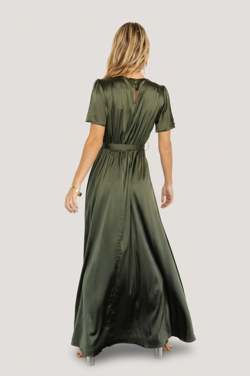 Baltic Born - Agnes Satin Maxi Dress