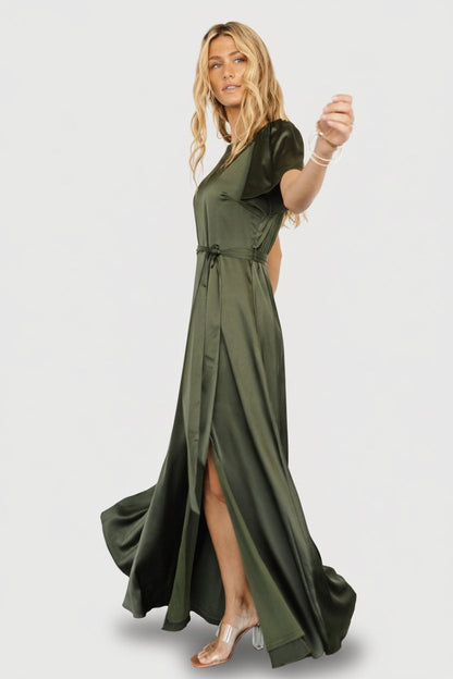 Baltic Born - Agnes Satin Maxi Dress