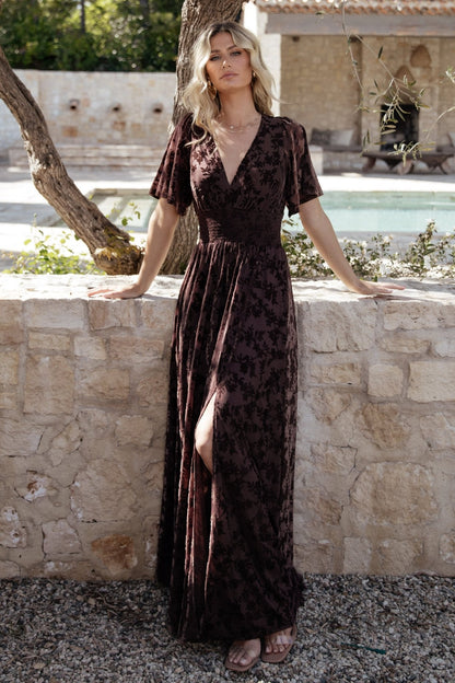 Baltic Born - Veronica Velvet Maxi Dress