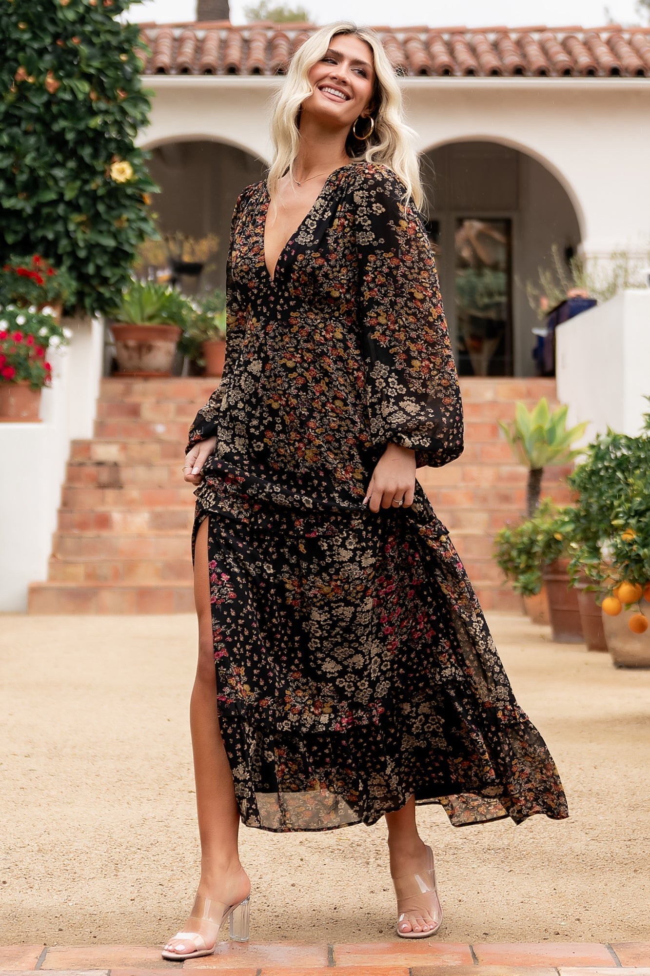 Baltic Born - Bowman Deep V Maxi Dress