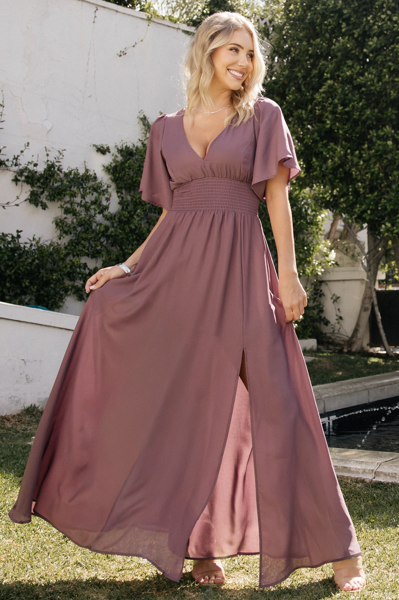 Baltic Born - Verona Smocked Maxi Dress