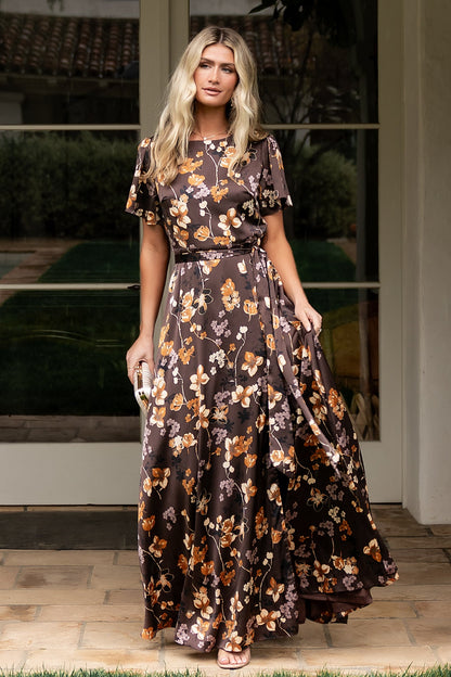 Baltic Born - Agnes Satin Maxi Dress