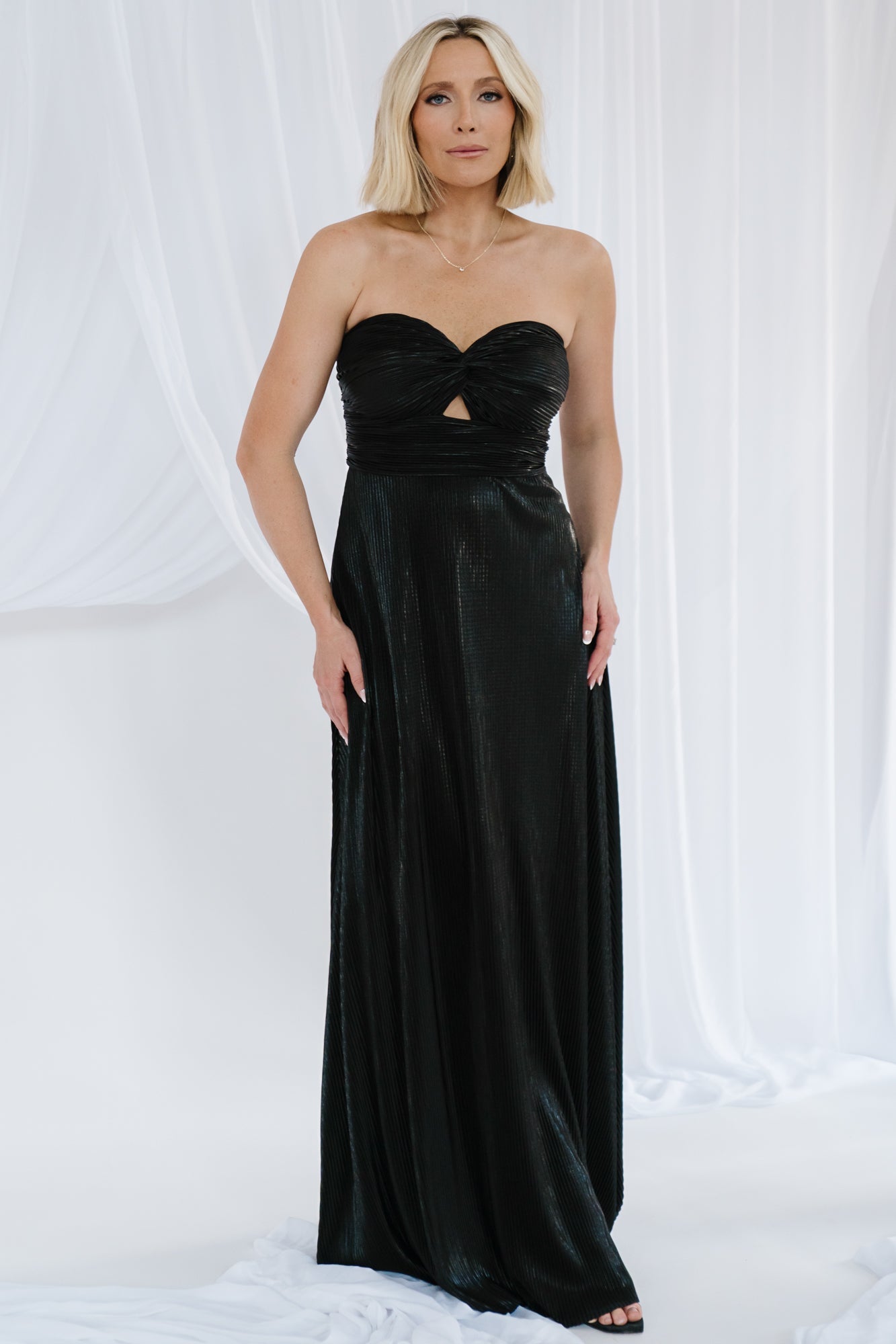 Baltic Born - Seraphine Pleated Strapless Gown