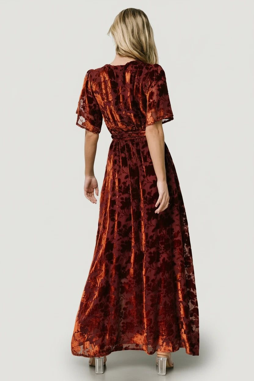 Baltic Born - Uma Velvet Maxi Dress