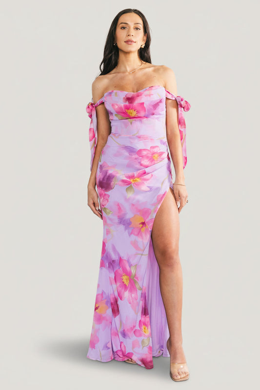 Baltic Born - Allegra Off Shoulder Maxi Dress