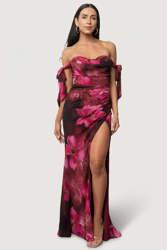 Baltic Born - Allegra Off Shoulder Maxi Dress