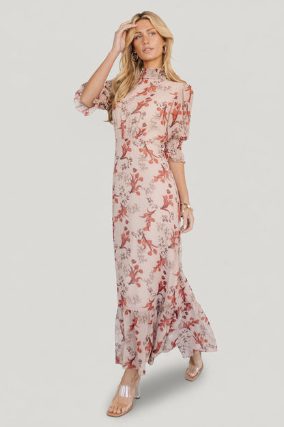 Baltic Born - Marie Mock Neck Maxi Dress