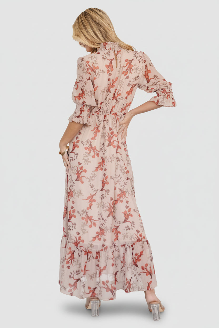 Baltic Born - Marie Mock Neck Maxi Dress