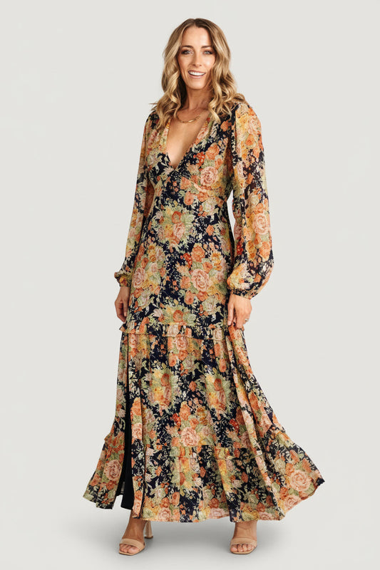 Baltic Born - Bowman Deep V Maxi Dress