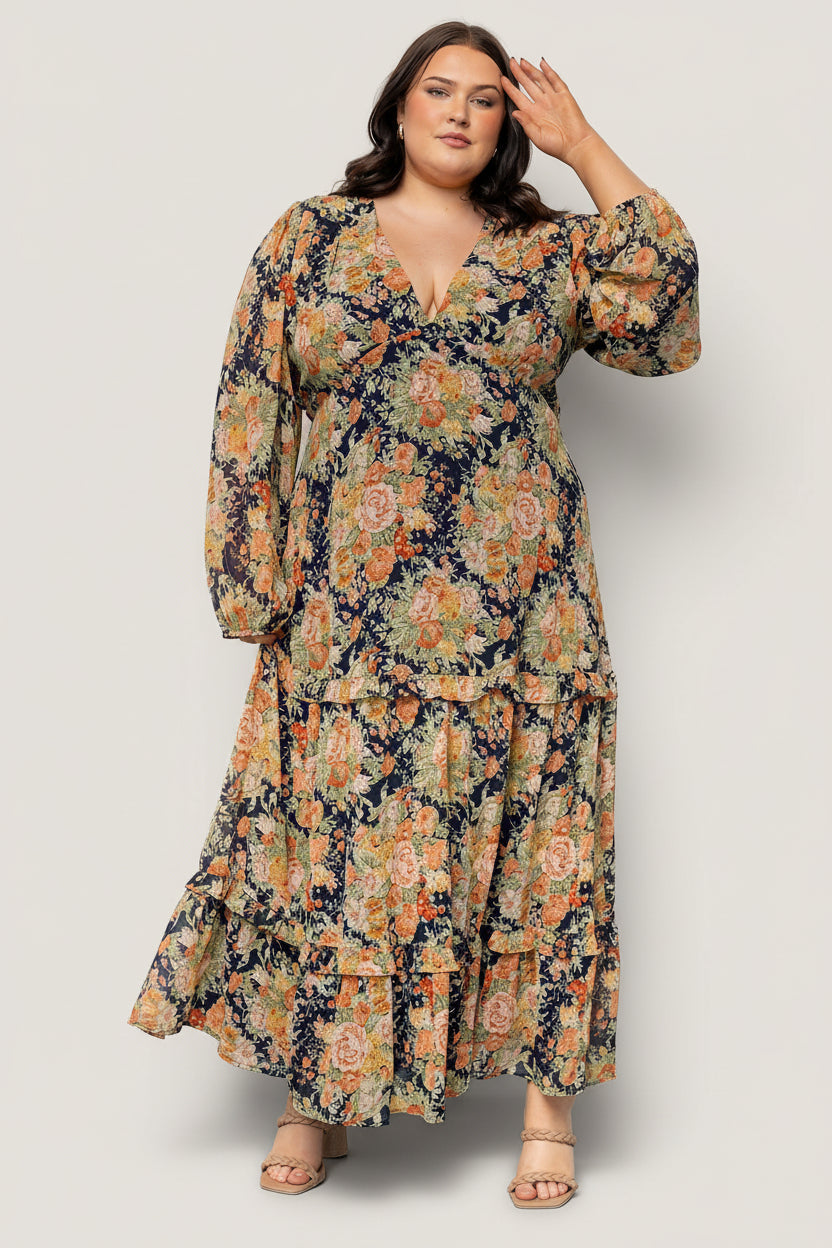 Baltic Born - Bowman Deep V Maxi Dress