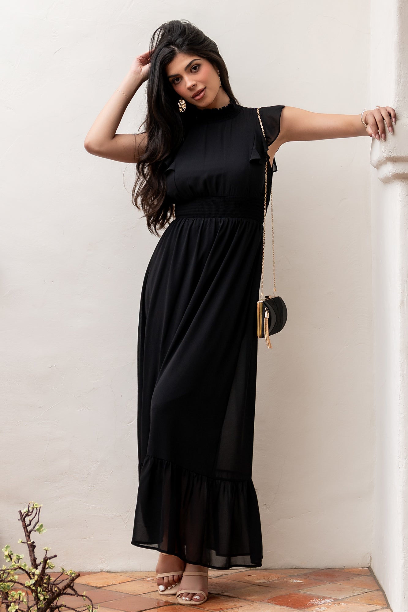 Baltic Born - Kearny Ruffle Maxi Dress