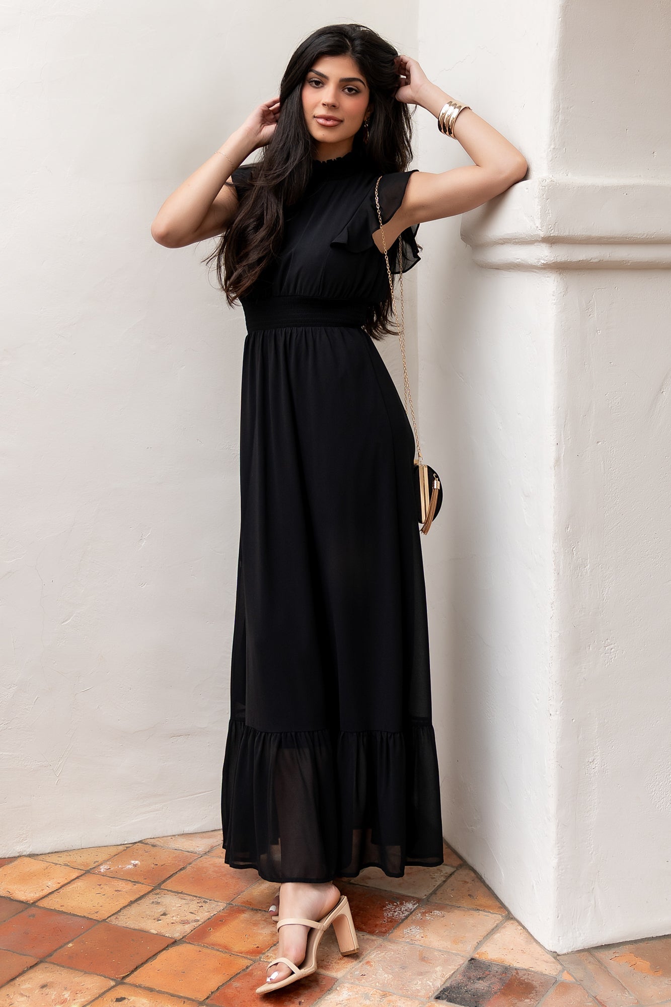 Baltic Born - Kearny Ruffle Maxi Dress