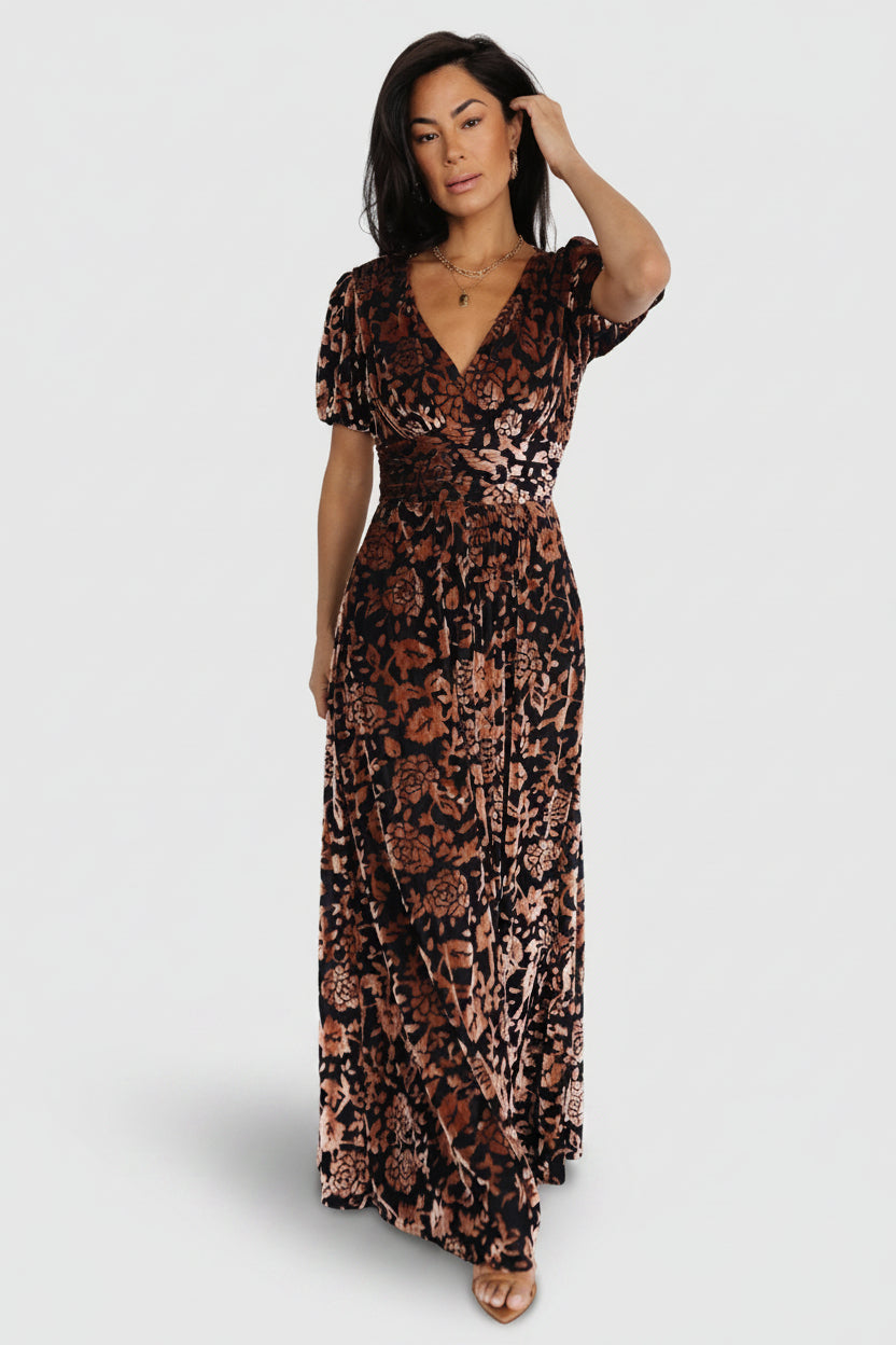 Baltic Born - Leslie Velvet Maxi Dress