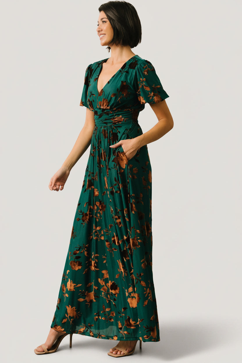 Baltic Born - Leslie Velvet Maxi Dress
