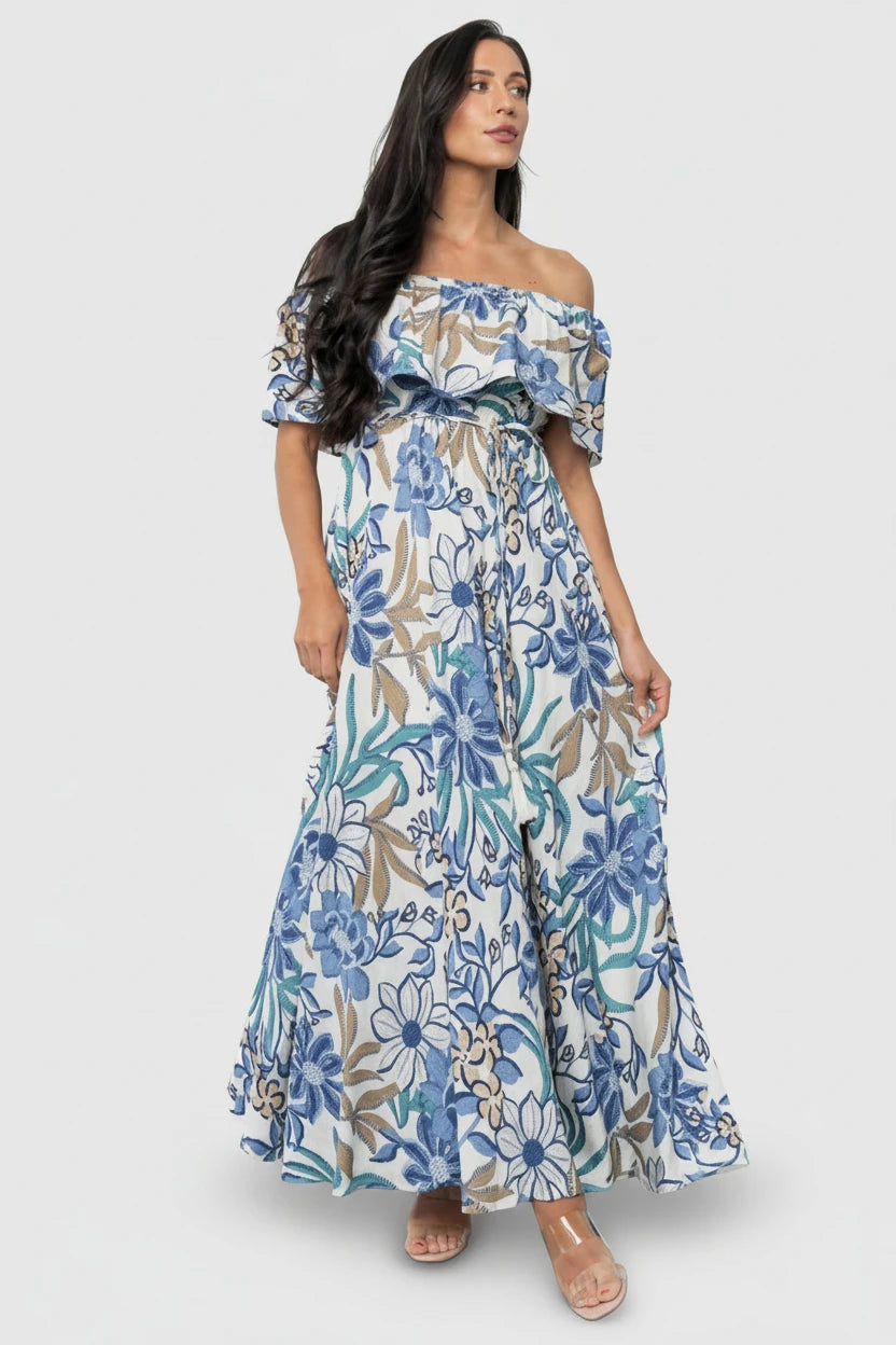Baltic Born - Valentina Off Shoulder Maxi Dress