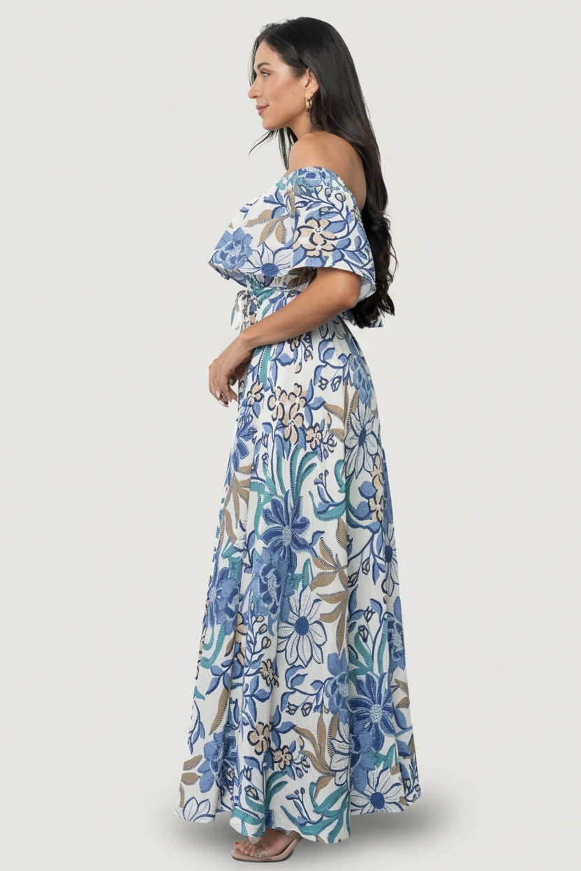 Baltic Born - Valentina Off Shoulder Maxi Dress
