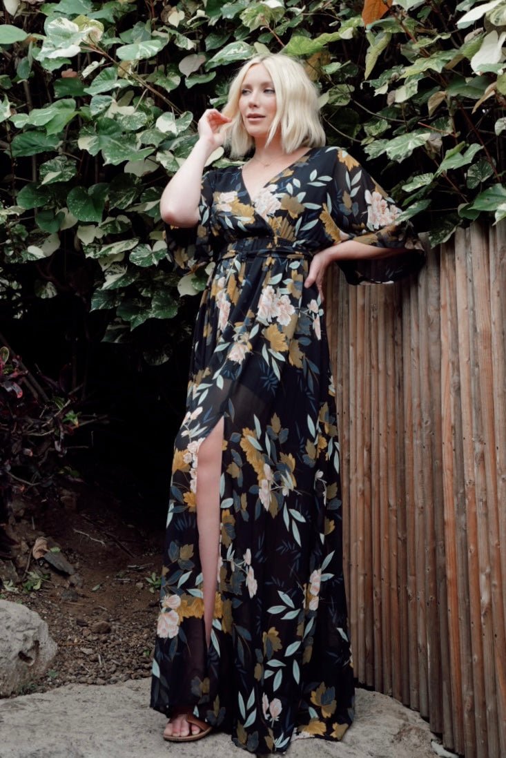 Baltic Born - Kia Kimono Maxi Dress