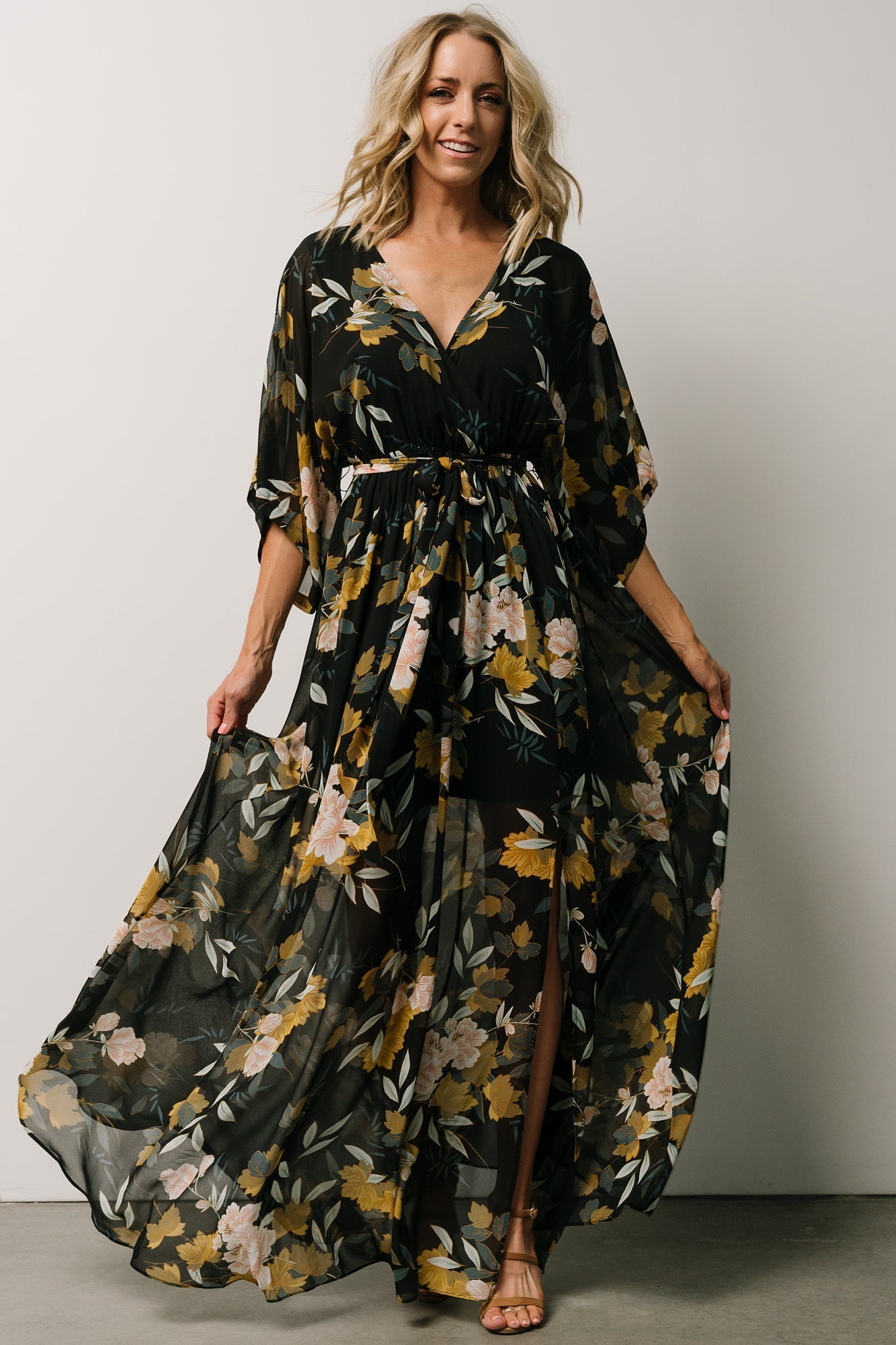 Baltic Born - Kia Kimono Maxi Dress