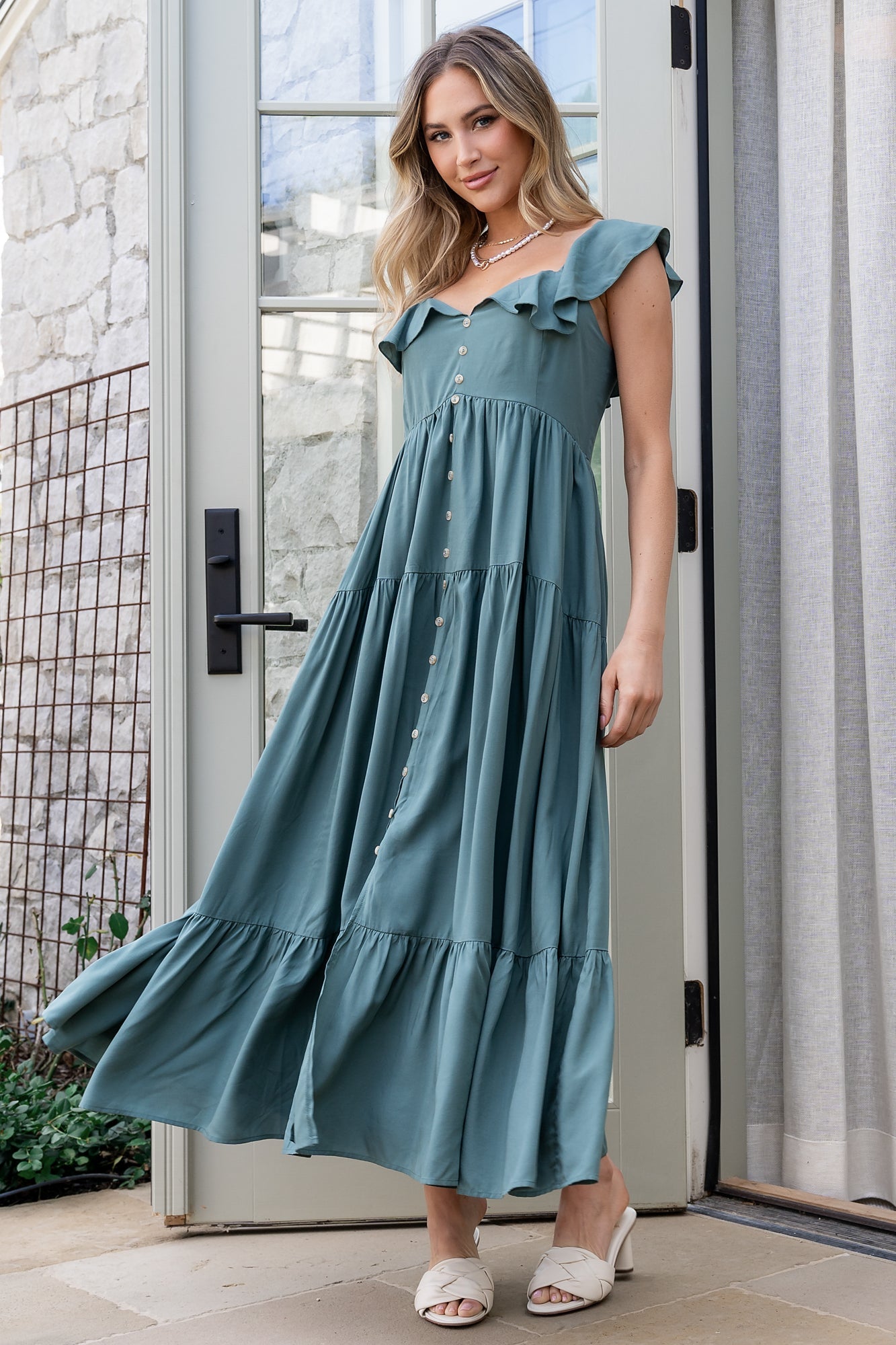 Baltic Born - Ellie Ruffle Top Dress