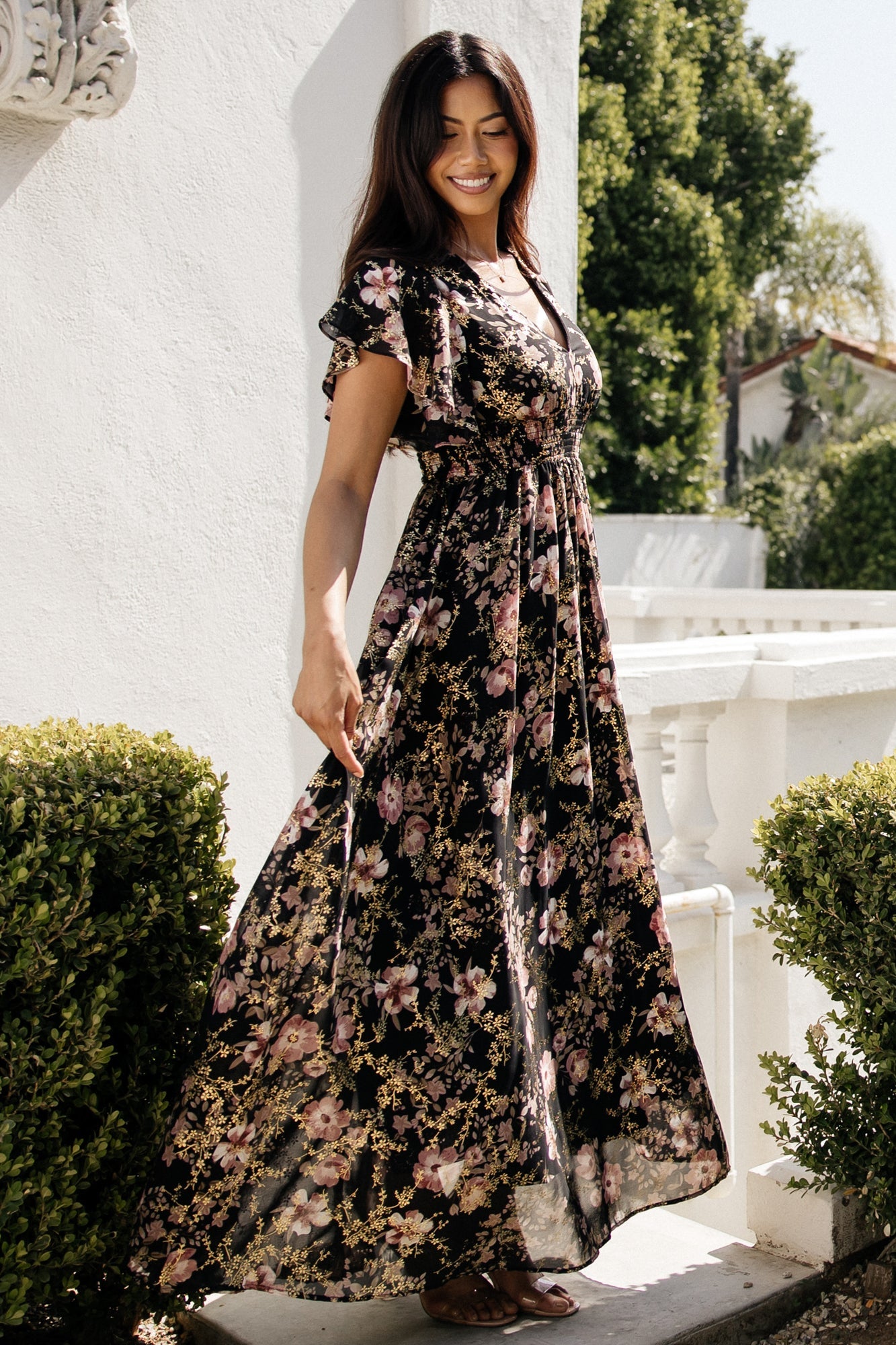 Baltic Born - Lynlee Metallic Maxi Dress