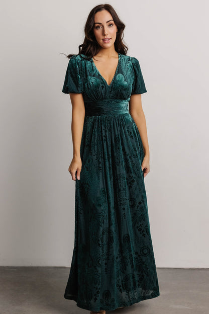 Baltic Born - Leslie Velvet Maxi Dress