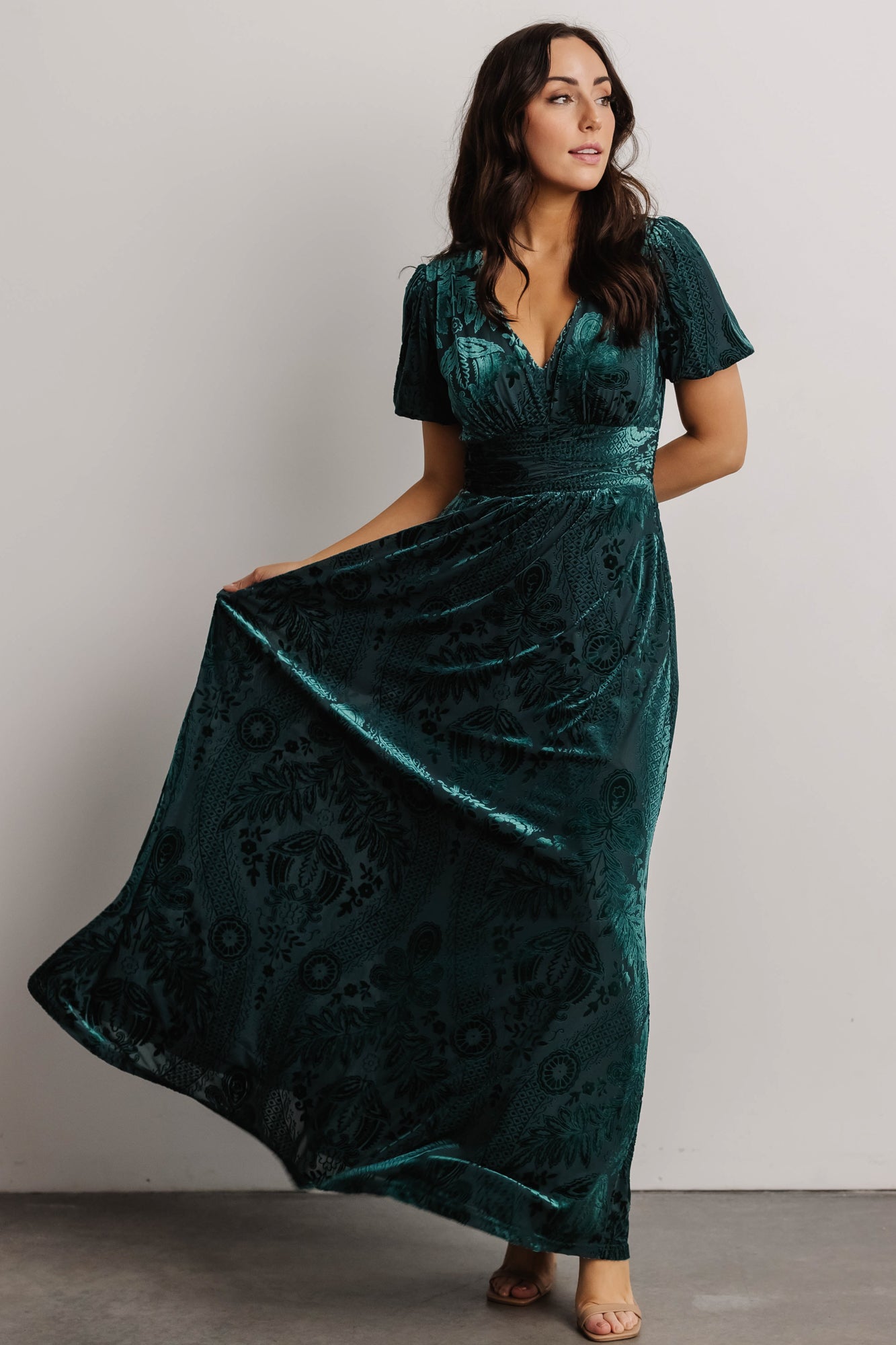 Baltic Born - Leslie Velvet Maxi Dress