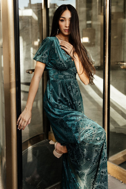 Baltic Born - Leslie Velvet Maxi Dress
