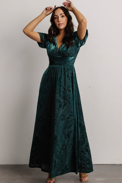 Baltic Born - Leslie Velvet Maxi Dress