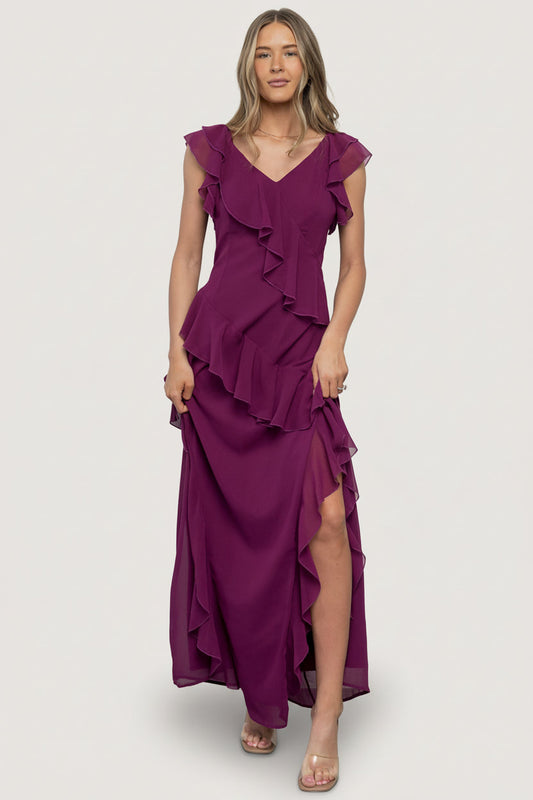 Baltic Born - Margaret Ruffle Maxi Dress